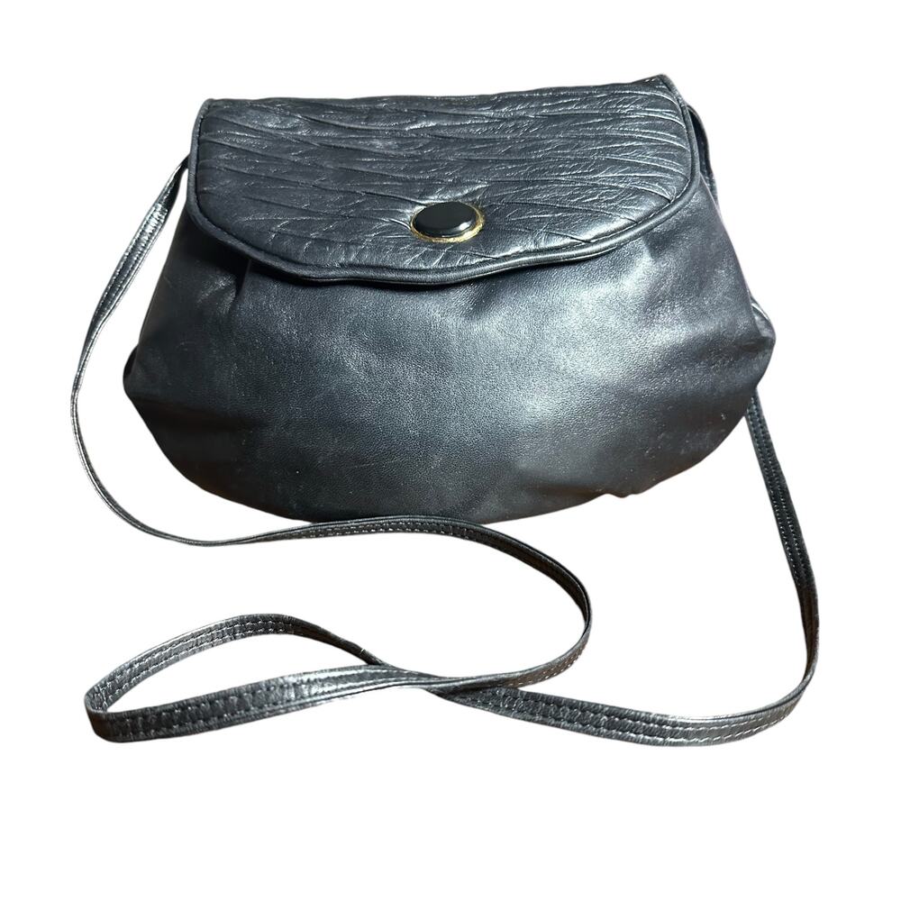 Vintage Sibley’s Leather crossbody unique made in Italy Sibleys Rochester N.Y.